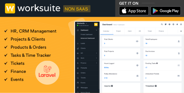 Worksuite – HR, CRM and Project Management System