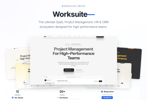 Worksuite SAAS HTML Template