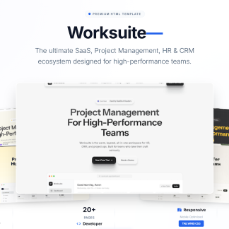 Worksuite SAAS HTML Template