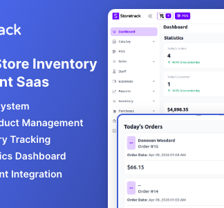 Storetrack - SAAS Store Management System