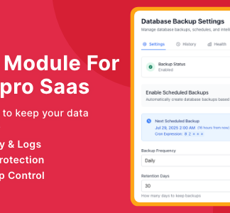 Backup Module for SocietyPro Saas