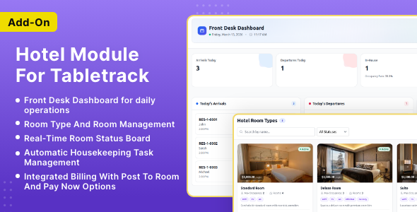 Hotel Module for Tabletrack